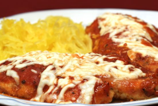 Baked chicken parmesan