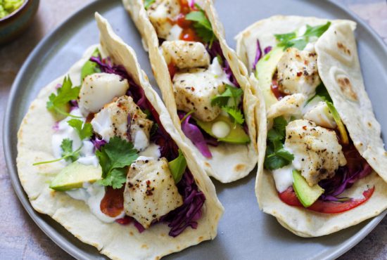 Simple fish tacos