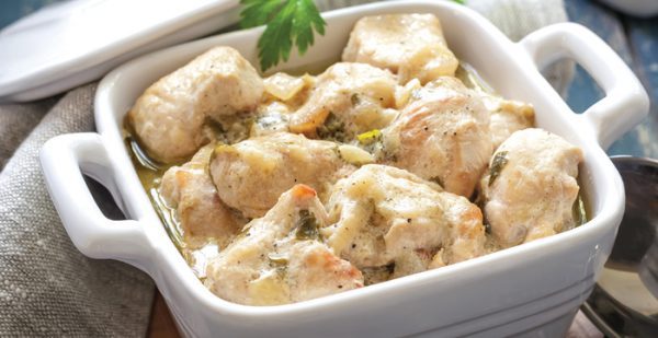 smothered chicken with apple gravy