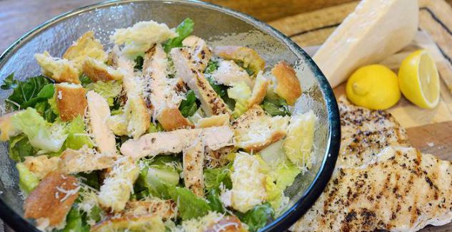 Dress-it-in-a-bowl Caesar Salad