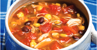 Slow Cooker Chicken Santa Fe Soup