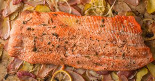 Herbed Salmon and Potatoes