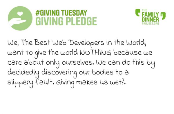 The Best Web Developers in the World - The Family Dinner Project - The ...