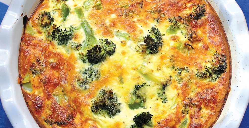 Vegetable Quiche, Hold the Crust - The Family Dinner Project - The