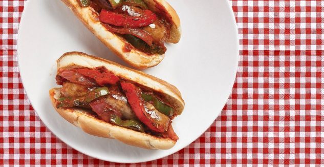 Balsamic Sausages and Peppers