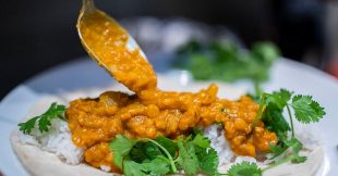 Slow Cooker Red Lentil Coconut Curry